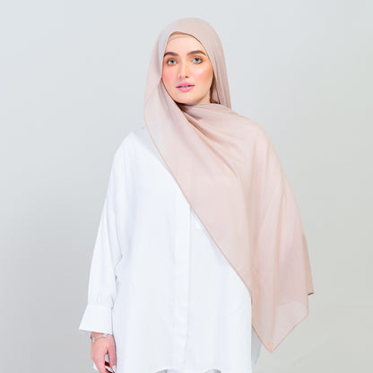 Ironless Elle Shawl in Chai