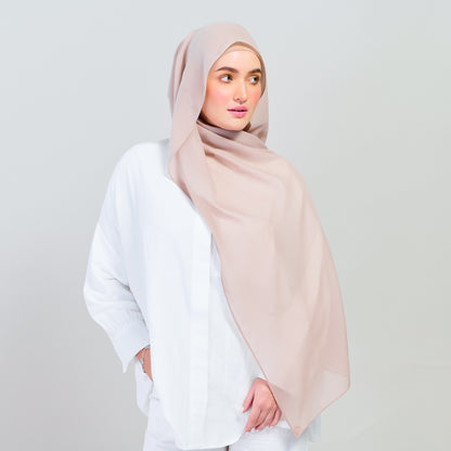 Ironless Elle Shawl in Chai