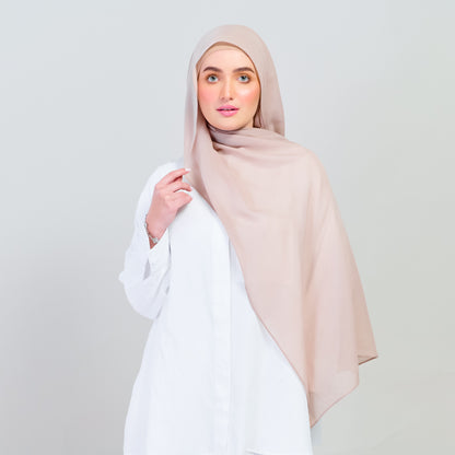 Ironless Elle Shawl in Chai