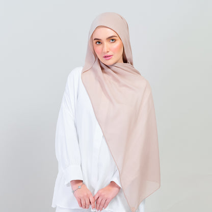 Ironless Elle Shawl in Chai