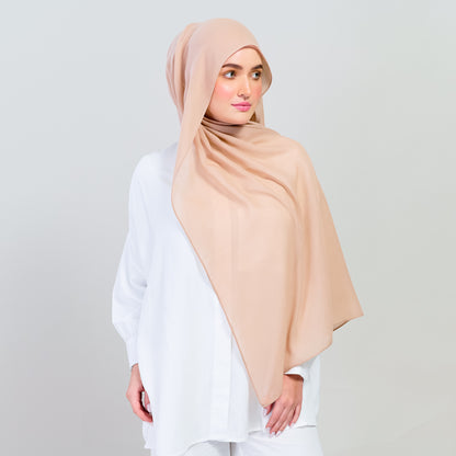 Ironless Elle Shawl in Nude