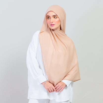 Ironless Elle Shawl in Nude