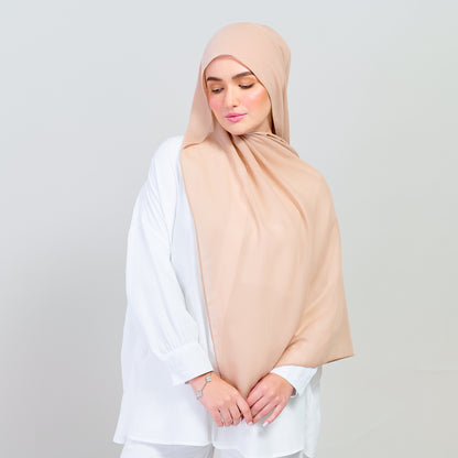 Ironless Elle Shawl in Nude