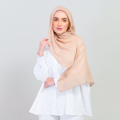 Ironless Elle Shawl in Nude