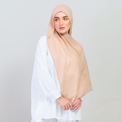Ironless Elle Shawl in Nude