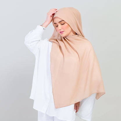 Ironless Elle Shawl in Nude