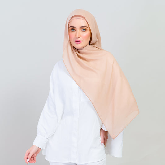 Ironless Elle Shawl in Nude