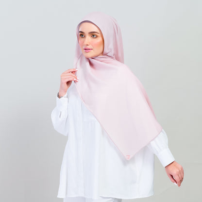 Ironless Elle Shawl in Rose