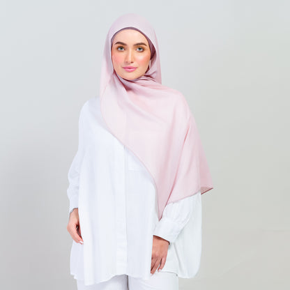 Ironless Elle Shawl in Rose
