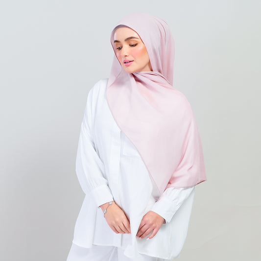 Ironless Elle Shawl in Rose