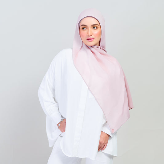 Ironless Elle Shawl in Rose