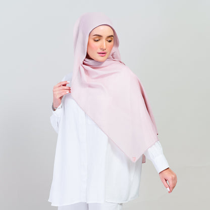 Ironless Elle Shawl in Rose
