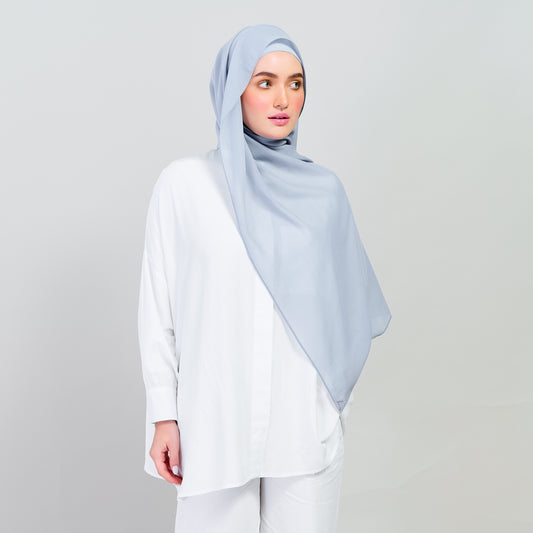 Ironless Elle Shawl in Sky