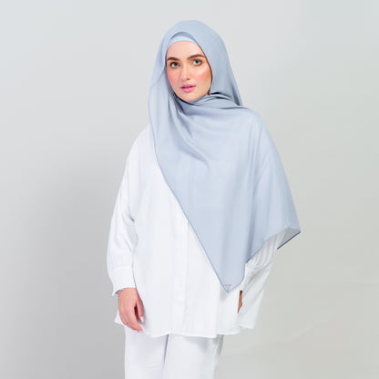 Ironless Elle Shawl in Sky