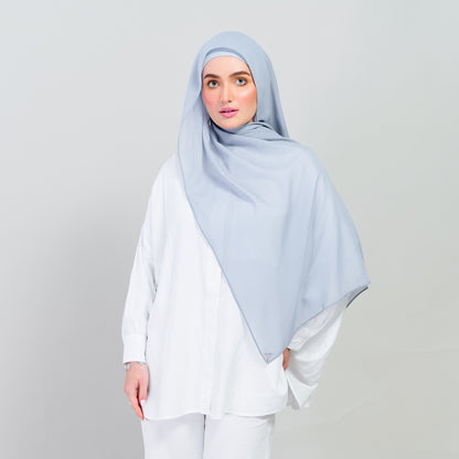 Ironless Elle Shawl in Sky