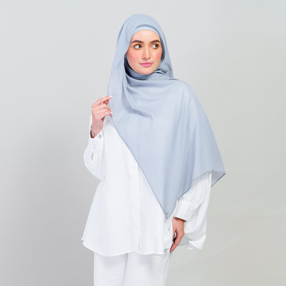 Ironless Elle Shawl in Sky