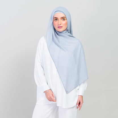 Ironless Elle Shawl in Sky