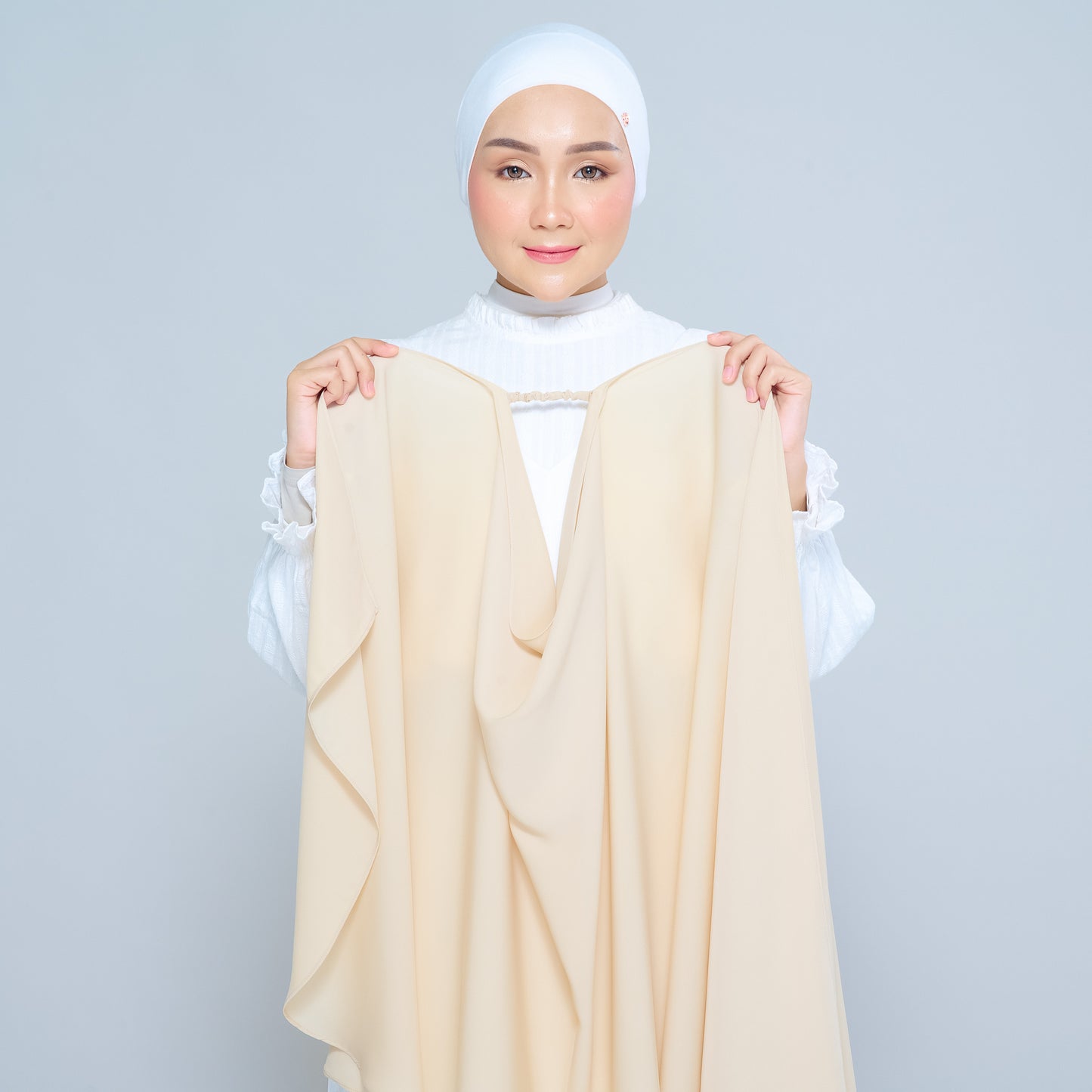 Semi-Instant Sarongje | Chiffon Silk in Blonde