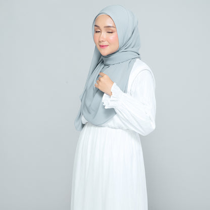 Semi-Instant Sarongje | Chiffon Silk in Earl Grey