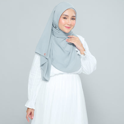 Semi-Instant Sarongje | Chiffon Silk in Earl Grey