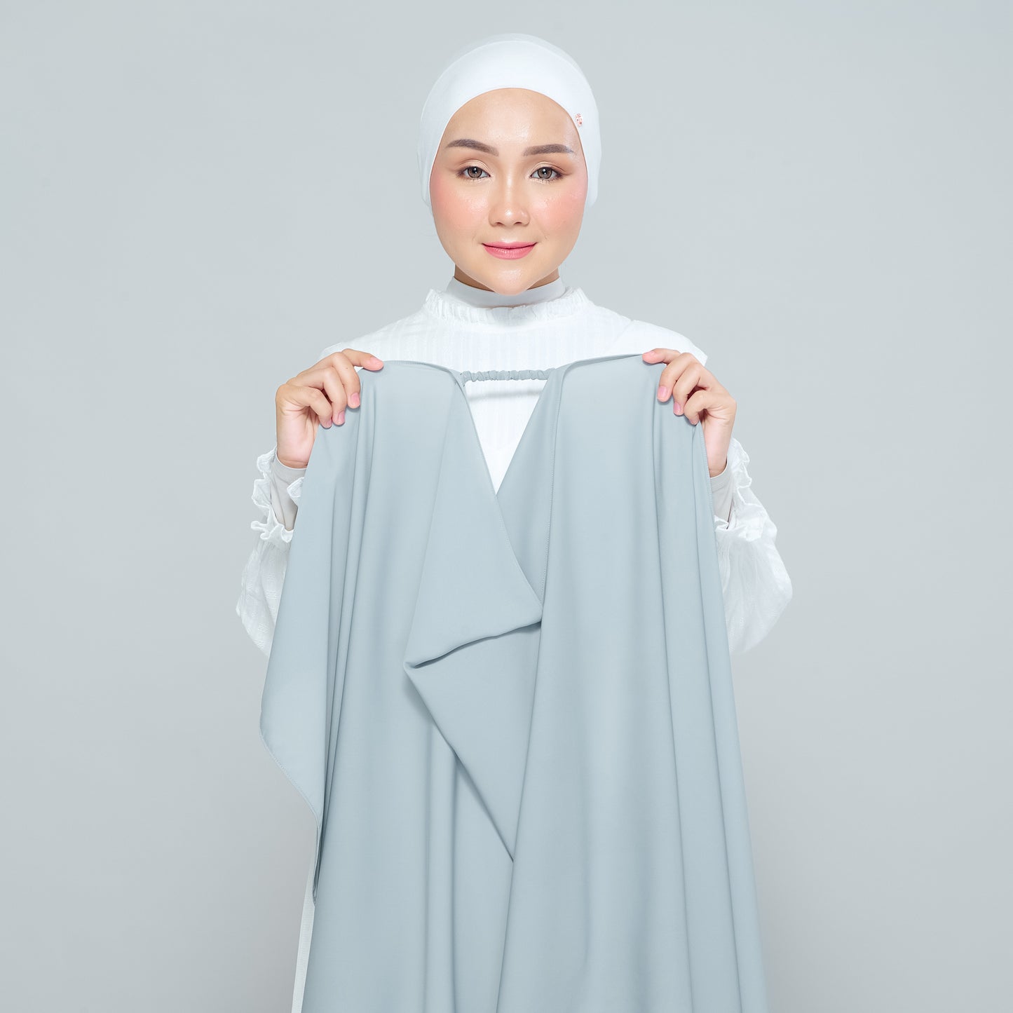 Semi-Instant Sarongje | Chiffon Silk in Earl Grey