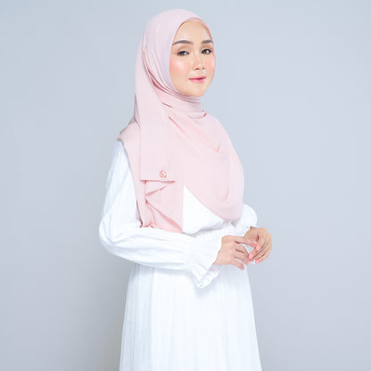 Semi-Instant Sarongje | Chiffon Silk in Nude Pink