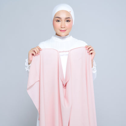 Semi-Instant Sarongje | Chiffon Silk in Nude Pink