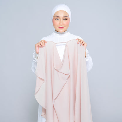 Semi-Instant Sarongje | Chiffon Silk in Sand