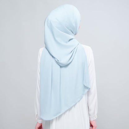 [As-Is] Instant Tag n' Go Shawl l Chiffon Silk in Sky Blue