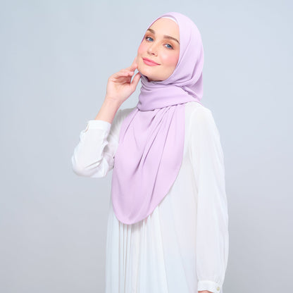 [As-Is] Instant Tag n' Go Shawl l Chiffon Silk in Soft Orchid