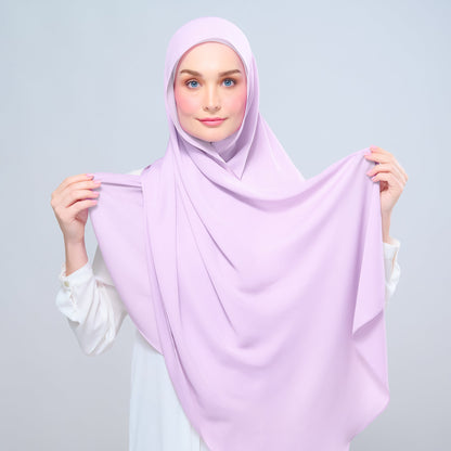 [As-Is] Instant Tag n' Go Shawl l Chiffon Silk in Soft Orchid