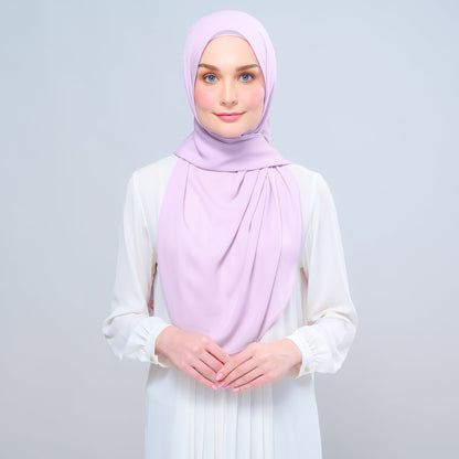 [As-Is] Instant Tag n' Go Shawl l Chiffon Silk in Soft Orchid