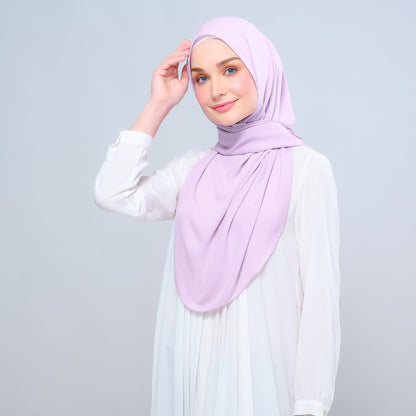 [As-Is] Instant Tag n' Go Shawl l Chiffon Silk in Soft Orchid