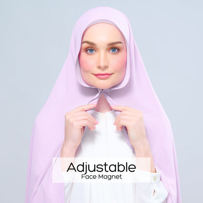[As-Is] Instant Tag n' Go Shawl l Chiffon Silk in Soft Orchid