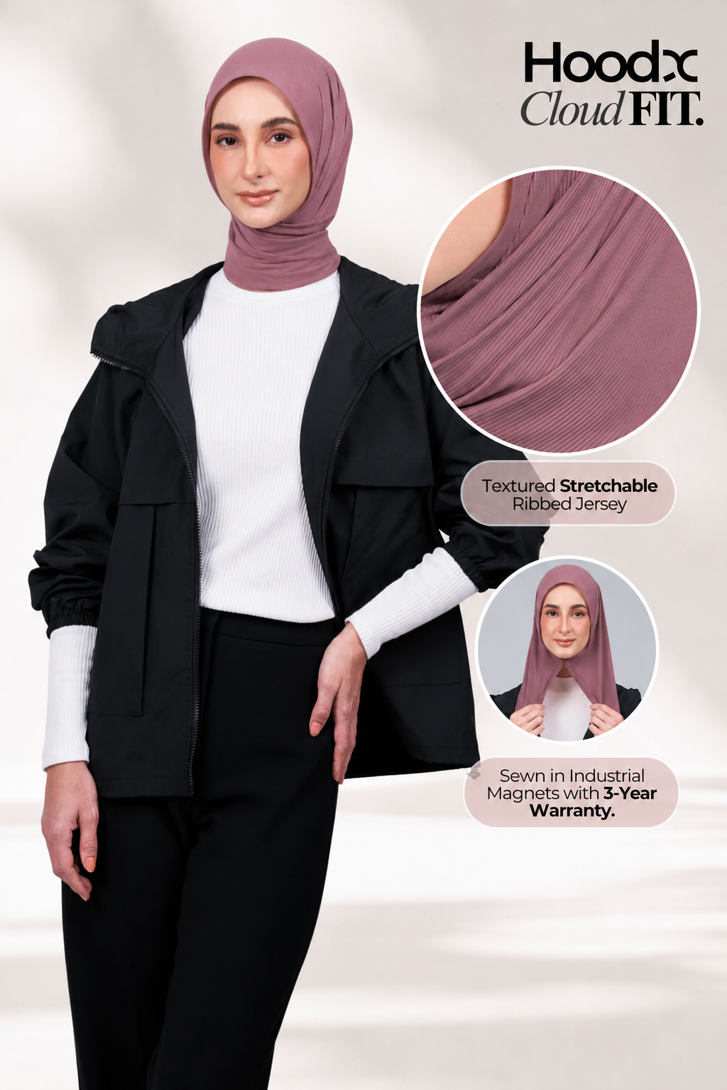 [★ New Colour] HoodX CloudFit in Mauve