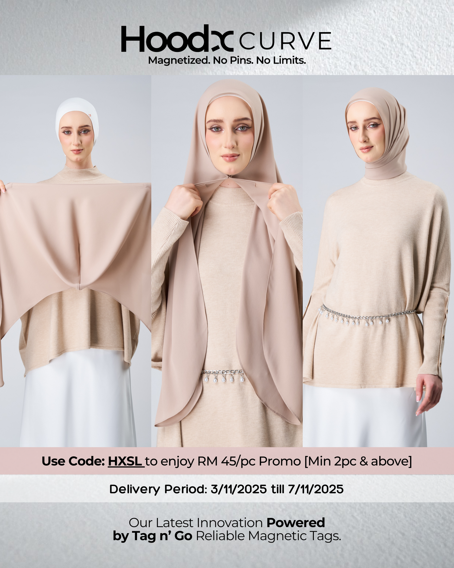 HoodX Curve in Sandstone