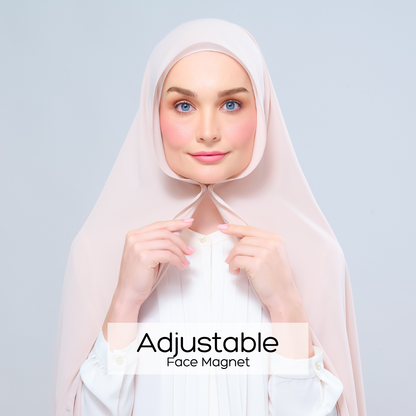 [As-Is] Instant Tag n' Go Shawl l Chiffon Silk in Sand