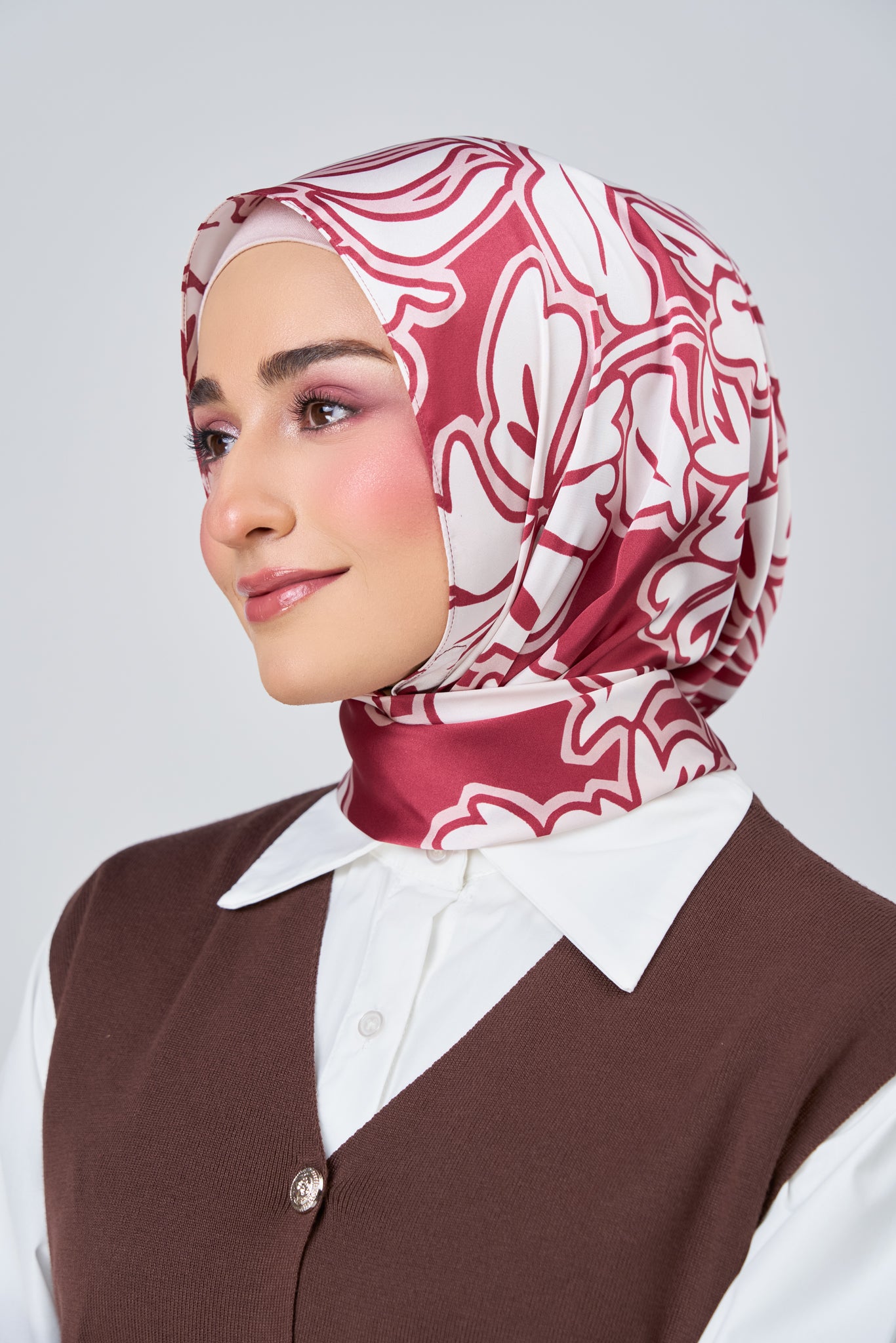 [★New] HoodX Printed Set in Scarlet