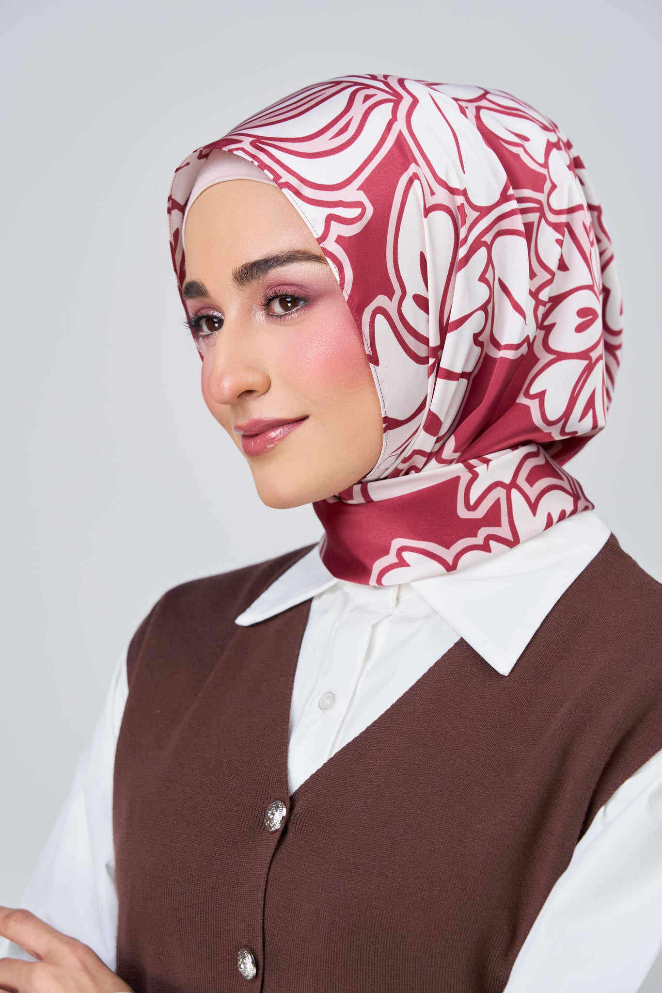 [★New] HoodX Printed Set in Scarlet