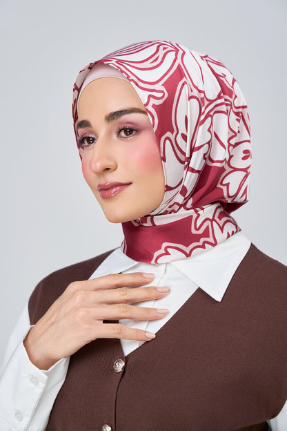 HoodX Printed Set in Scarlet