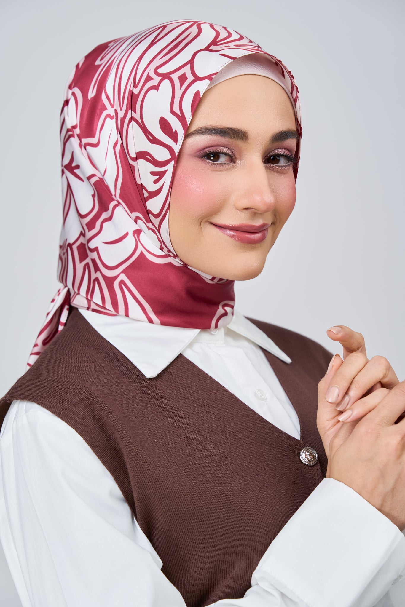 [★New] HoodX Printed Set in Scarlet