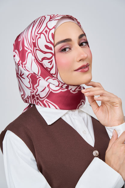 HoodX Printed Set in Scarlet