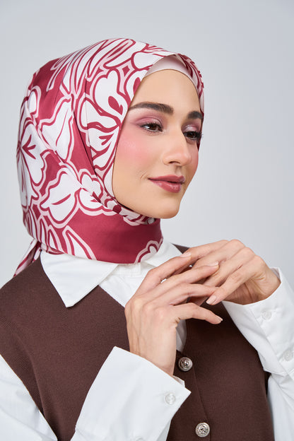 HoodX Printed Set in Scarlet