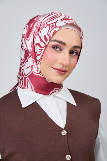 HoodX Printed Set in Scarlet