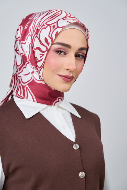 HoodX Printed Set in Scarlet