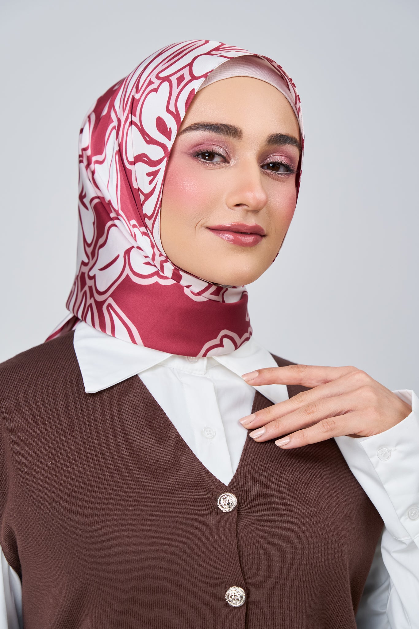 [★New] HoodX Printed Set in Scarlet