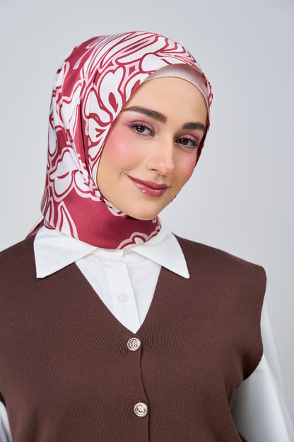 HoodX Printed Set in Scarlet