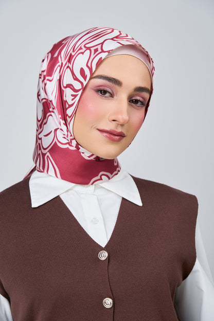 HoodX Printed Set in Scarlet