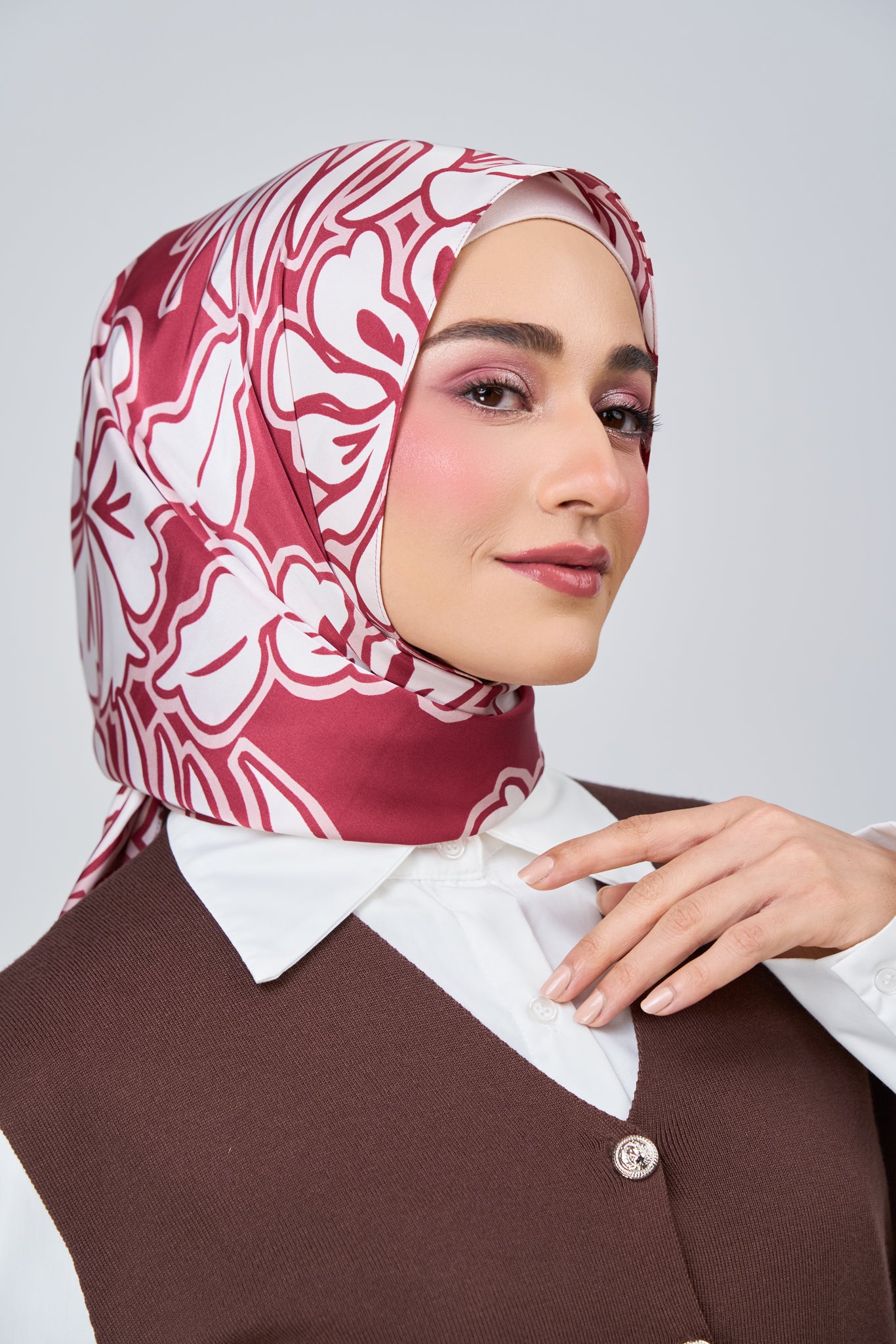 [★New] HoodX Printed Set in Scarlet