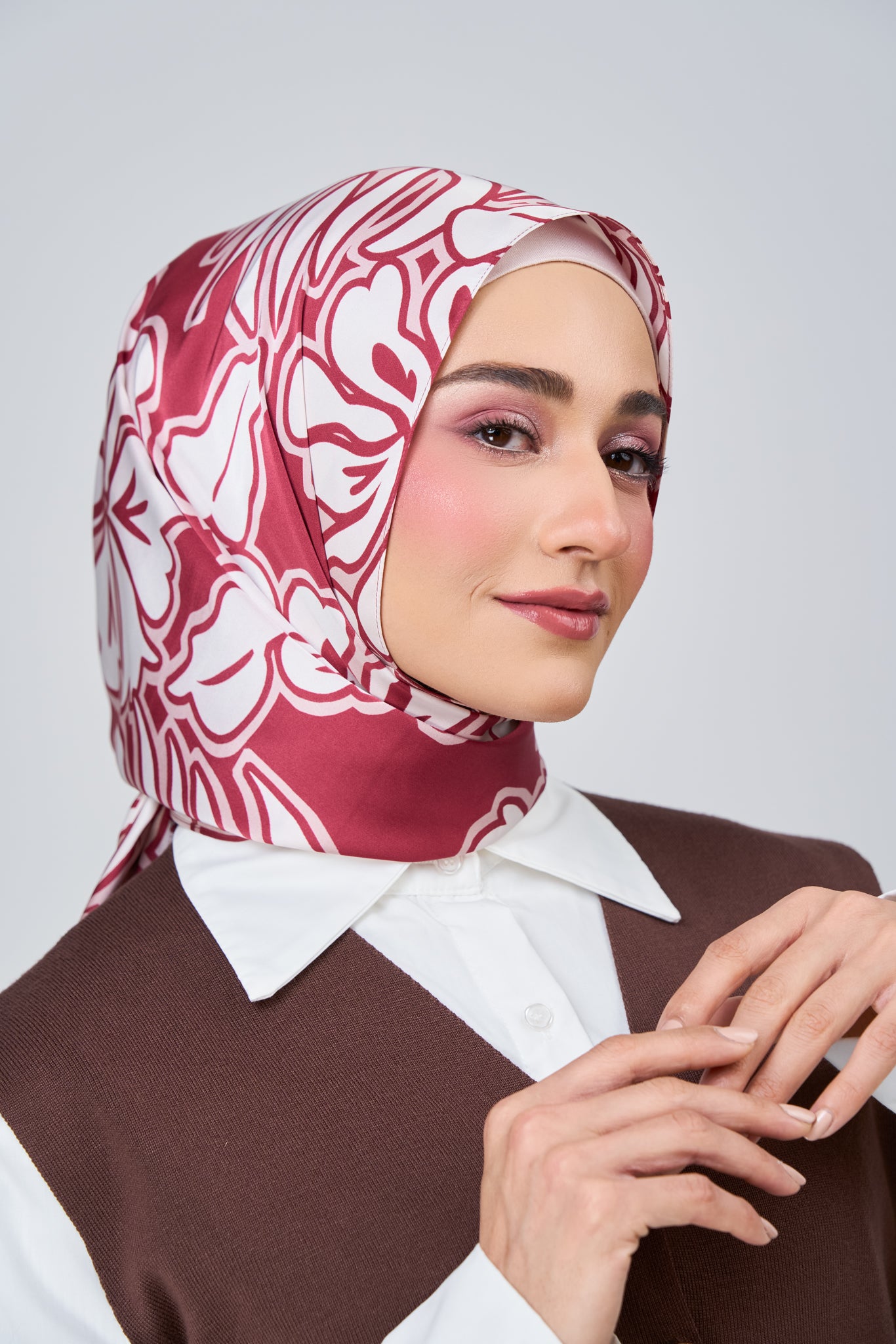 [★New] HoodX Printed Set in Scarlet